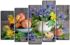 Модульная картина " Летняя композиция "