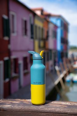 Термобутылка Klean Kanteen Rise Vac Classic Flip Sport 16oz (473 мл) Brittany Kaleidoscope