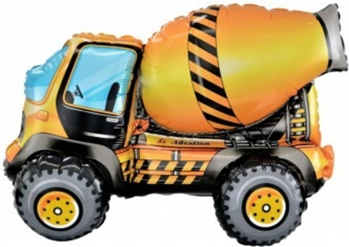 Шар фольга 76см Воздух Бетономешалка