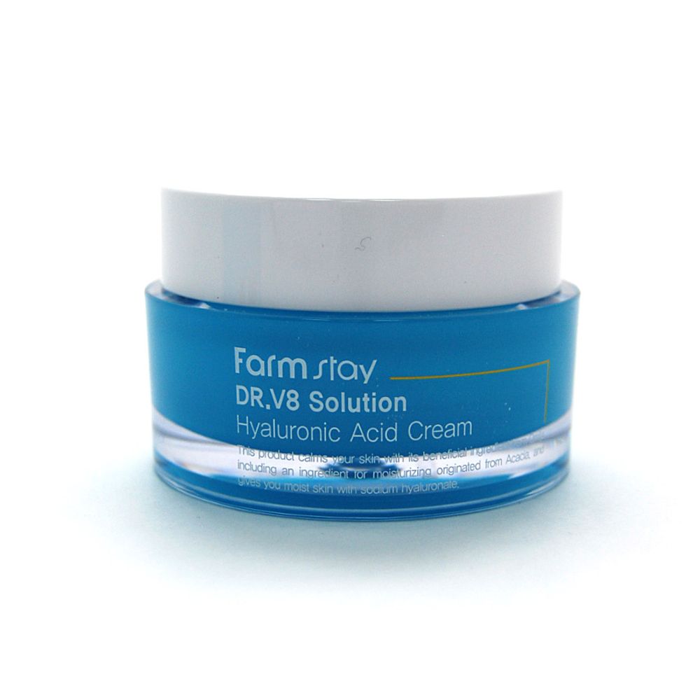 Крем для лица с гиалуроновой кислотой FARMSTAY Dr-V8 Solution Hyaluronic Acid Cream 50 мл