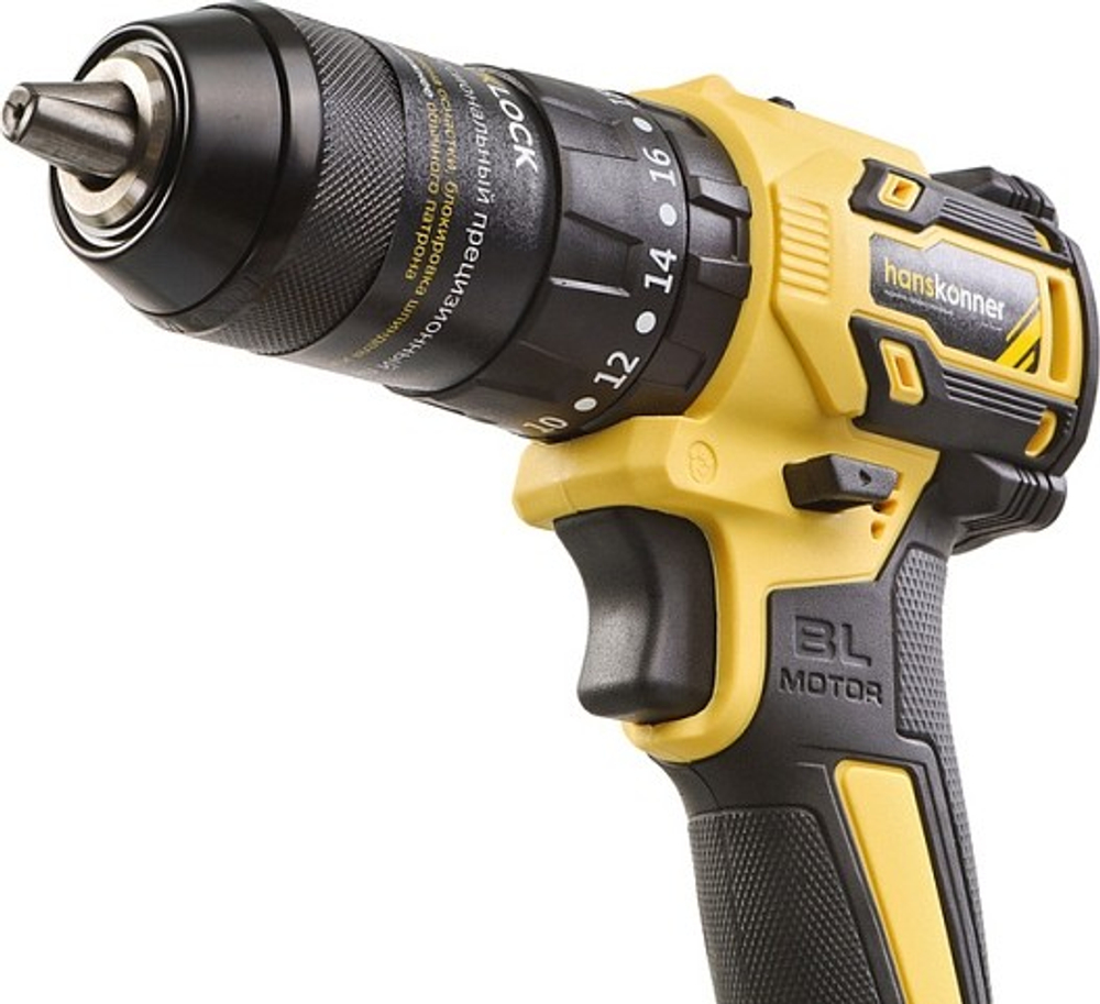 Дрель-шуруповерт аккумуляторная HANSKONNER HCD2065PRO