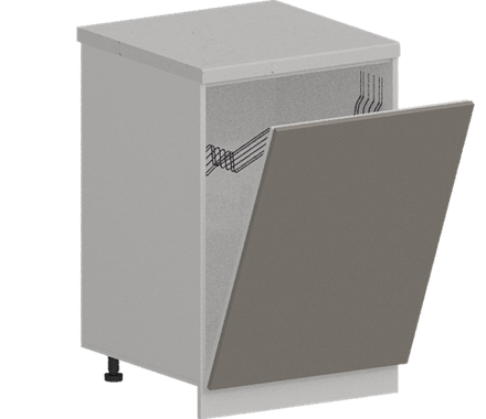 Кухня Модуль ШНВ 600 Вотан / Теплый серый