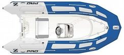 Лодка надувная ZODIAC PRO 550 TOURING ПВХ ( сине-серые баллоны, белый корпус )