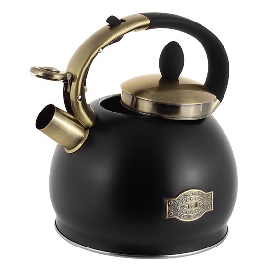 Чайник 2,7 л. из нержавеющей стали со свистком Kamille KM 0852