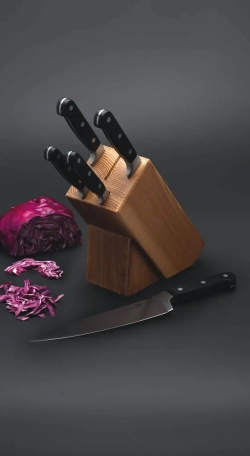 Kitchen Craft Набор из 5 ножей в деревянном блоке