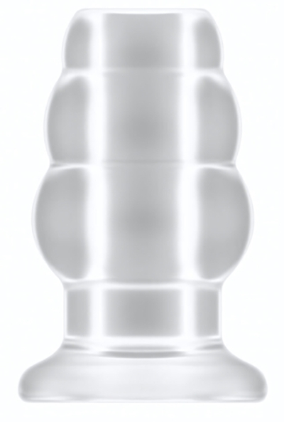 Прозрачная анальная пробка с тоннелем №51 Large Hollow Tunnel Butt Plug 5 Inch - 12,7 см. (Цвет: прозрачный)