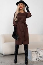 Платье Стефани (мокко мусс)-52р-р Р11-1239/2 Nikol