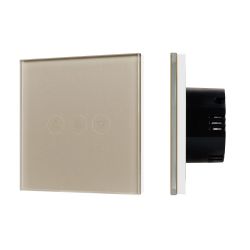 Светорегулятор сенсорный с Zigbee управлением SWT-OMALI-SD3-ZB-GD (250V, 500W) (Arlight, Стекло) 050064