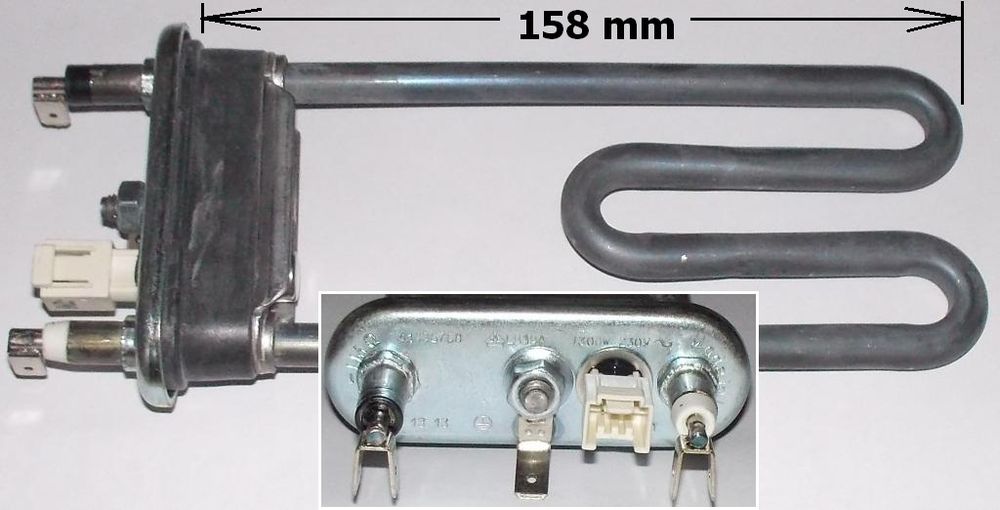 Тэн 1300W (160 mm) с датчиком 41034901, 41039780, 41041524, 41042459