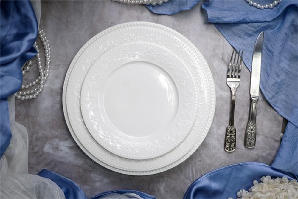 Тарелка мелкая d 21 см h 1,9 см, фарфор, Primavera