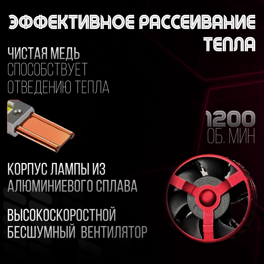 Светодиодные лампы H11, диодные лампы H11 led, 5500к