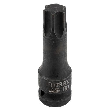Головка-бита TORX ударная T80,1/2'' RockForce RF-24607880MPB