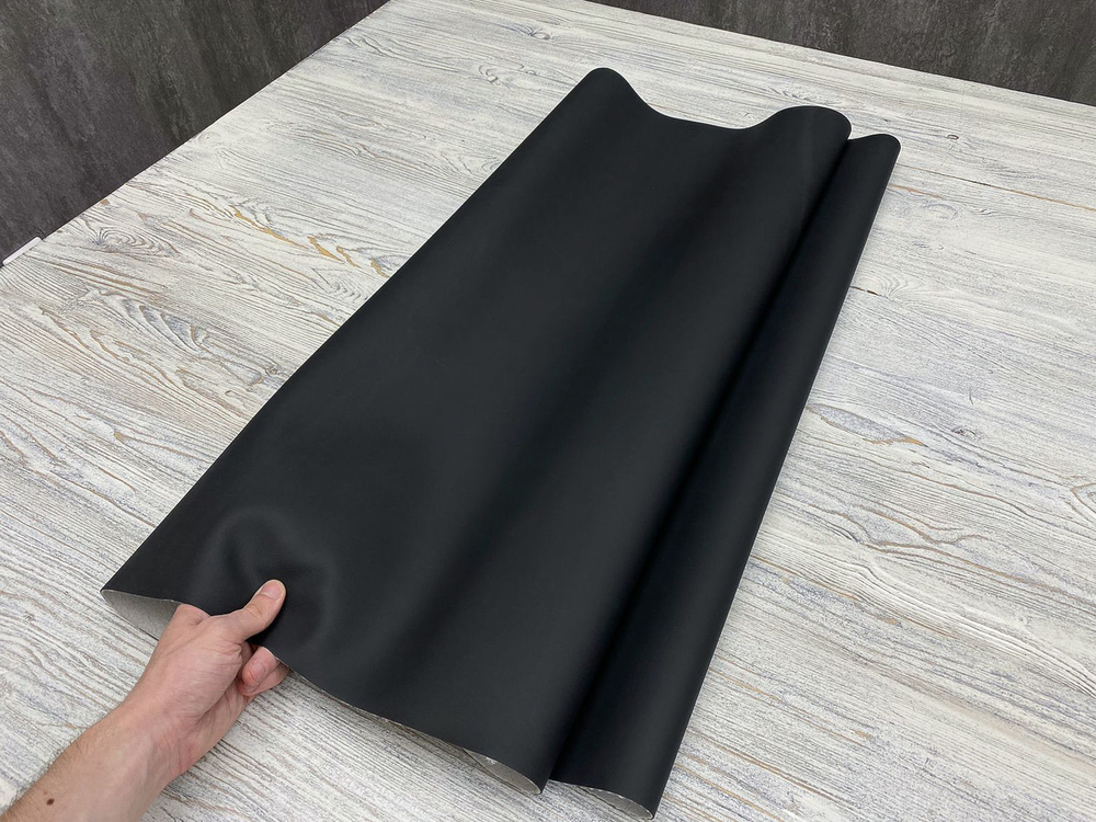 Maserati Black (1,0 мм), цв. Черный, экокожа