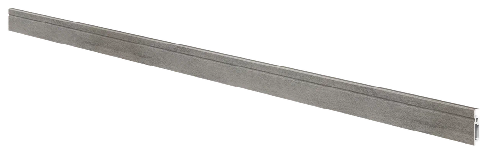 Напольный плинтус ПВХ Foresta Aviv Бетон серый FA 013 2000х70х13 мм