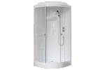 Душевая кабина Royal Bath RB90HK1-T 90x90 профиль белый/стекло прозрачное