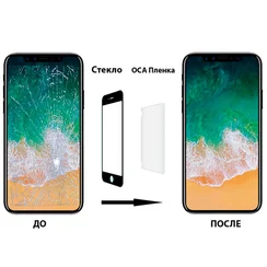 Стекло под переклейку с OCA клеем для Xiaomi Poco M4 Pro