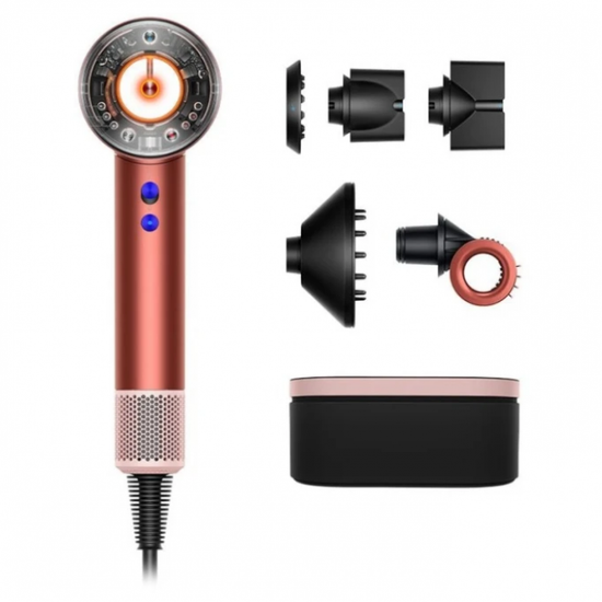 Фен Dyson Supersonic HD16 Nural Gift Edition (Strawberry Bronze / Blush Pink) с кейсом
