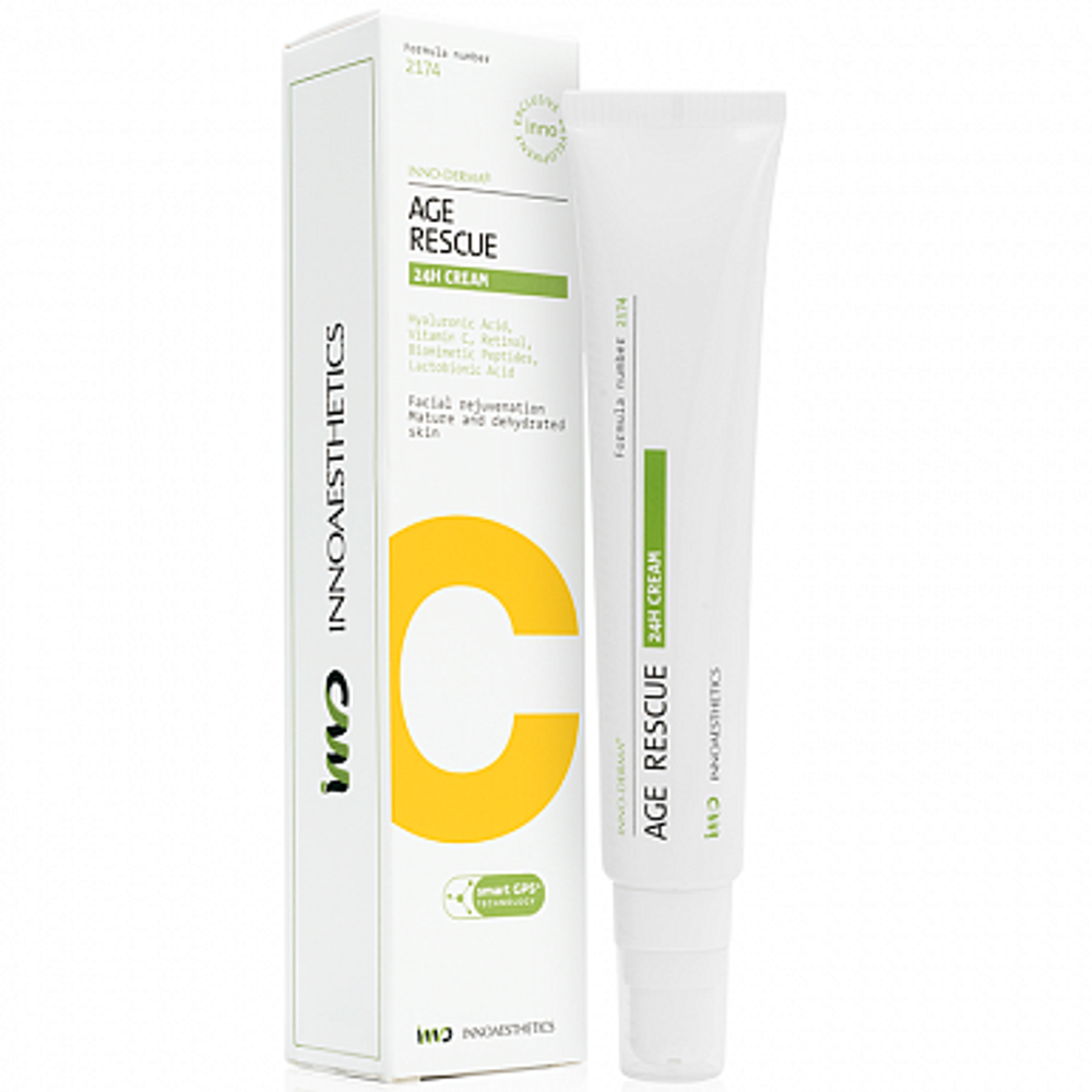 INNO-DERMA Age Rescue 24H Cream/Крем для обновления кожи 24-х часового действия