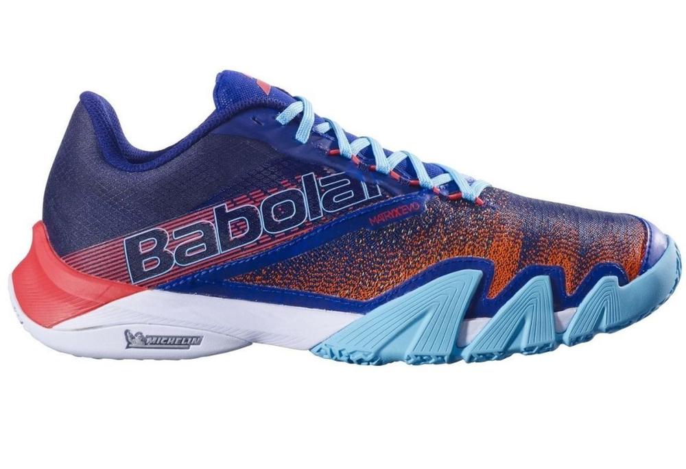 Мужские кроссовки для Падел Babolat Jet Premura 2 - blue/poppy red