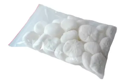 Тампон Емельянъ Савостин спанлейс нестерильный диаметр 25 мм плотность 36 гр/м2 100 шт