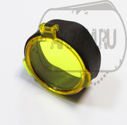 ПОВОРОТНАЯ КРЫШКА НА ПРИЦЕЛ ALC10 (66mm - 67,5mm) желтая