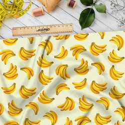 Ткань атлас связки бананов