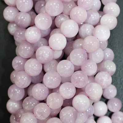 Кунцит АА бусины 8мм