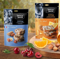 Туррон с миндалем и фундуком ”Вкусы мира“ 50г