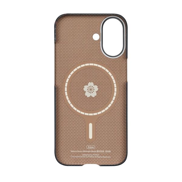 Чехол Pitaka Edge Case для iPhone 17, Полночный чёрный | Midnight Black