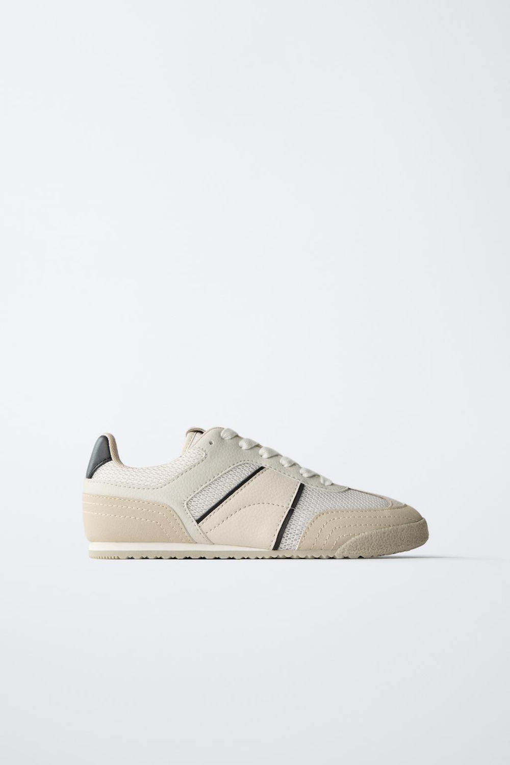 ZARA КЕДЫ С СЕТКОЙ, БЕЛЫЙ