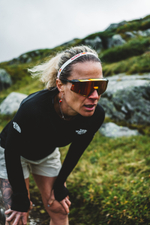 Спортивные очки 100% AEROCRAFT Soft Tact Black / HiPER Red Mirror Lens