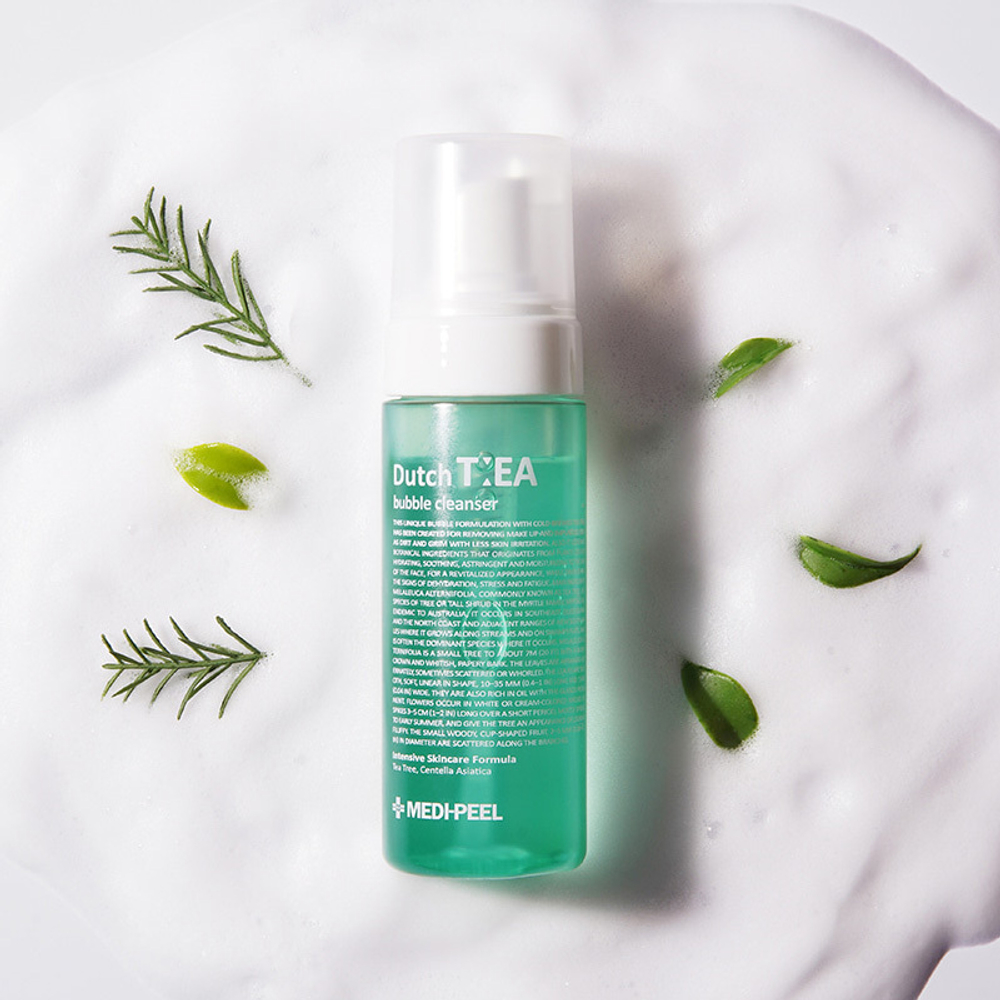 Мягкая пенка-мусс с чайным деревом Medi-Peel Dutch Tea Bubble Cleanser