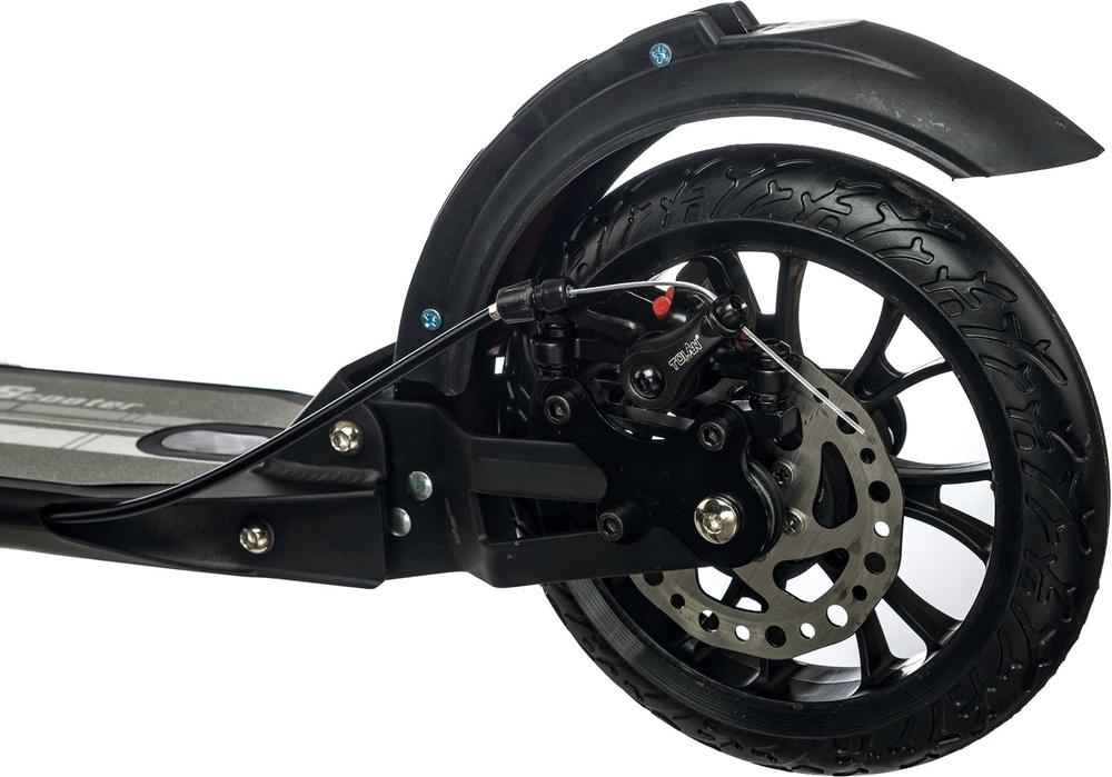 Самокат Urban Scooter Original tm Disc Black, (2024), с дисковым тормозом, складной, городской, двухколесный.