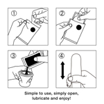 Карманный мастурбатор Tenga POCKET CLICK BALL, плотный обхват, 8 см