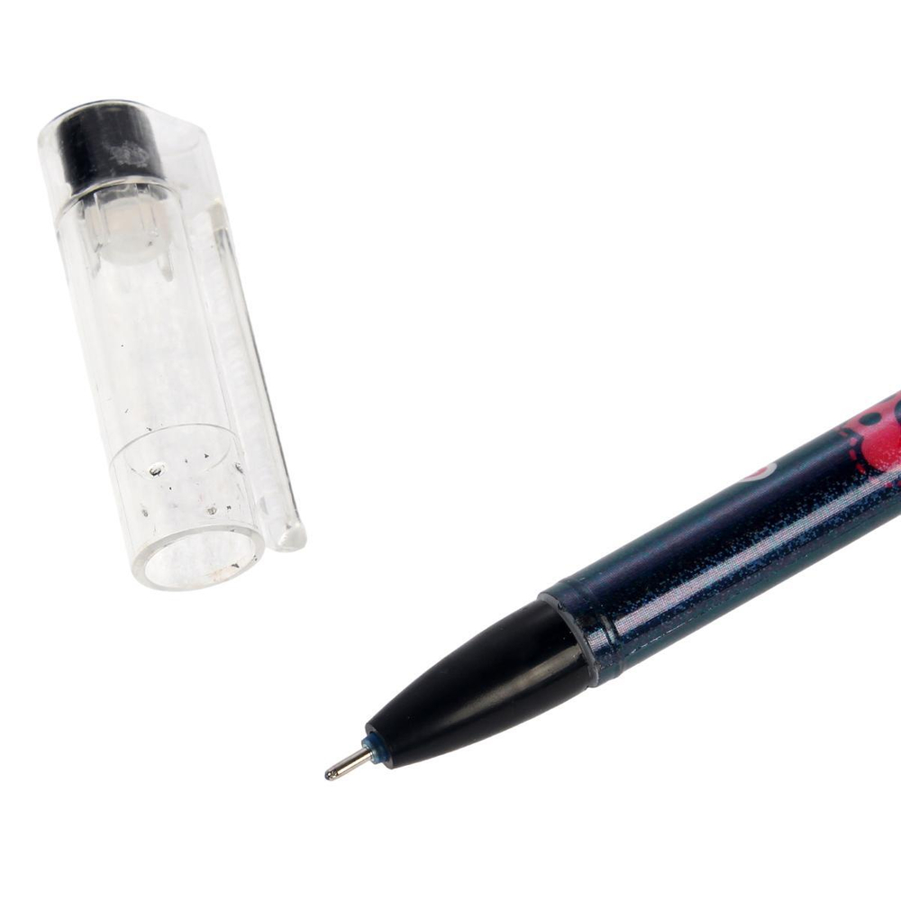 Ручка пиши-стирай гелевая 0,5 мм синяя "Лапки"