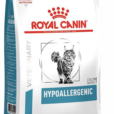 Royal Canin VET Hypoallergenic Feline - диета для кошек с пищевой аллергией DR25