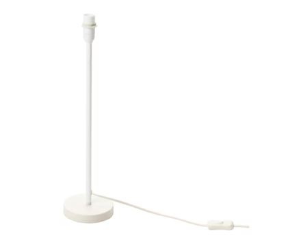 СТРОЛА STRALA Основание лампы настольное 48 см, белое