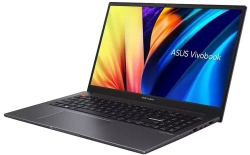 Ноутбук ASUS Vivobook S 15 OLED 3502QA-L124 15.6"/FHD/ OLED/600NITS/Ryz 5 5600H 6C/16Gb/512Gb SSD/UMA/DOS черный
