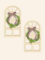 Декоративные окошки с цветами