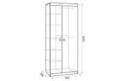 Детская "Энерджи" №1 (дуб сонома/белый), Мебельсон