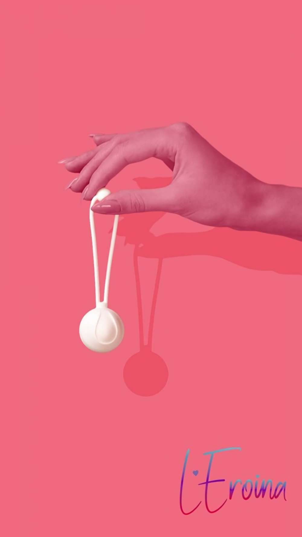 Белый вагинальный шарик LILY (Цвет: белый)