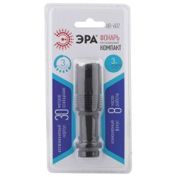 Светодиодный фонарь ЭРА UB-602 Компакт ручной на батарейках алюминиевый | Универсальные  фонари