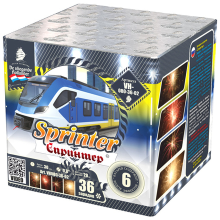 Салют Спринтер 36 залпов 0.8 калибр VH080-36-02 Летучий Голландец