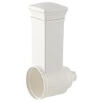 Мясорубка SCARLETT SC-MG45M20, 1800 Вт, производительность 2 кг/мин, 4 насадки, реверс, пластик, белая