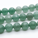 Авантюрин граненый, размер около 10-10,1 мм, цена за 18-19 шт (1/2 нити)