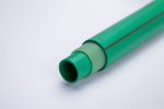 Труба RIIFO Alba PP-R/PP-R-GF/PP-R PN 20 SDR 7,4/S 3,2 63x8,6 отрезок 4 м зеленая