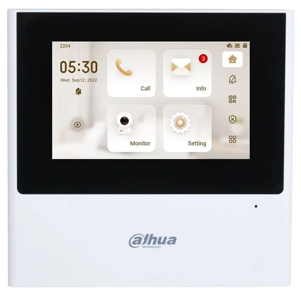 Монитор IP-домофона Dahua DHI-VTH2611L-WP
