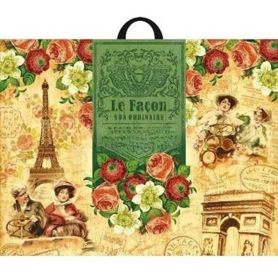 Пакет с петлевой ручкой ПВД 71х55 (90 мкм) "Фасон" (25/200 шт.) Интерпак