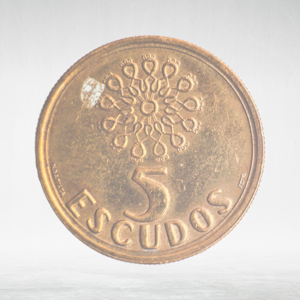 Portugal, 5 Escudos, 1996, VF