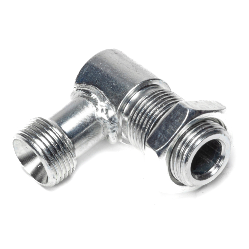 Угольник гидроцилиндра сварной (М20*1,5-М20*1,5), с контргайкой